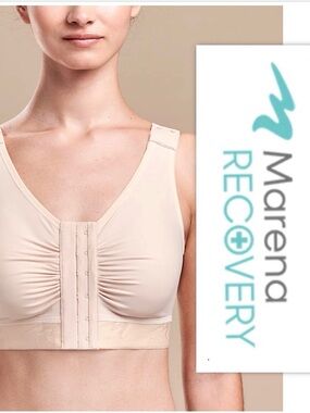 Marena Recovery Shirred Front Recovery Bra